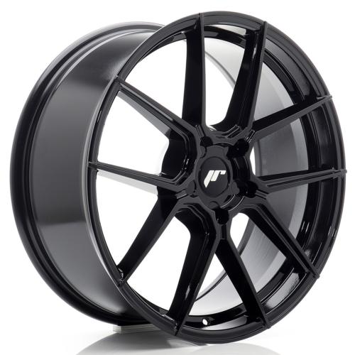 Jante JR Wheels JR30 20x8,5 ET20-45 - 5 trous sur mesure - Noir brillant