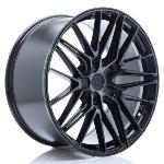 Jante JR Wheels JR38 21x10.5 ET10-46 Blank Black Brushed w/Tinted Face