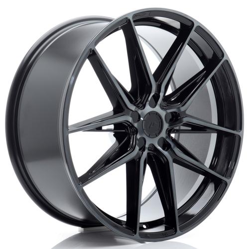 Jante JR Wheels JR44 21x9 ET20-40 - 5 trous sur mesure - Black machined w/ Tinted face
