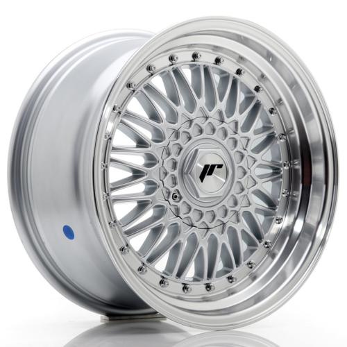 Jante JR Wheels JR9 17x8.5 ET35 4x100/108 Silver w/Machined Lip+Silver Rivets