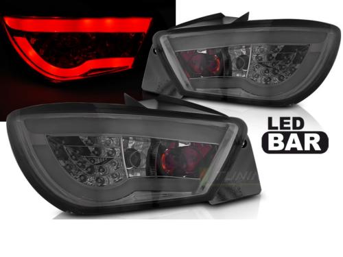 Paire de feux arriere Seat Ibiza 6J 08-12 led Bar fume