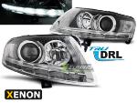 Paire de feux phares Audi A6 C6 04-08 xenon Daylight DRL led chrome