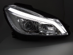 Paire de Phares Mercedes W204 de 2011 a 2014 LED LTI DRL Dynamique chrome