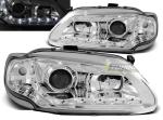 Paire de feux phares Renault Megane / Scenic 96-99 Daylight led chrome