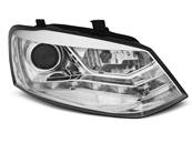 Paire de feux phares VW Polo 6R 09-14 Daylight led chrome