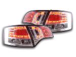 Paire de feux arrière Audi A4 8E Break 2004 a 2008 Chrome Led