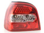 Paire de feux arrière VW Volkswagen Golf 3 1991-1997 Rouge Chrome Led