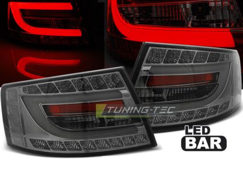 Paire de feux arriere Audi A6 C6 berline 04-08 LED BAR fume