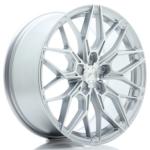 Jante JR Wheels JR46 18x8 ET20-45 - 5 trous sur mesures - Silver machined face