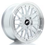 Jante JR Wheels JR23 17x7,5 ET20-40- 5 Trous sur mesure - Hyper Silver w/ Machined Lip