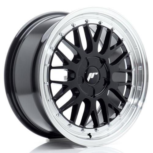 Jante JAPAN RACING JR23 17" x 8" 5x100 5x120 ET 20-45 Gloss Black Machined Lip