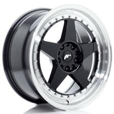 Jante JR Wheels JR6 18x9,5 ET22 - 5x114.3/5x120 - Gloss black Machined Lip