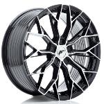 Jante JR Wheels JR49 19x8 ET20-40 - 5 Trous sur mesures - Gloss black Machined face