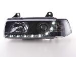 Paire de feux phares Daylight Led DRL BMW serie 3 E36 Berline 92-98 Noir