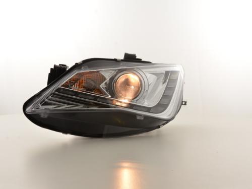 Paire de feux phares Daylight led Seat Ibiza 6J de 2012-2015 chrome