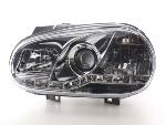 Paire de feux phares Daylight Led VW Golf 4 de 98-03 chrome