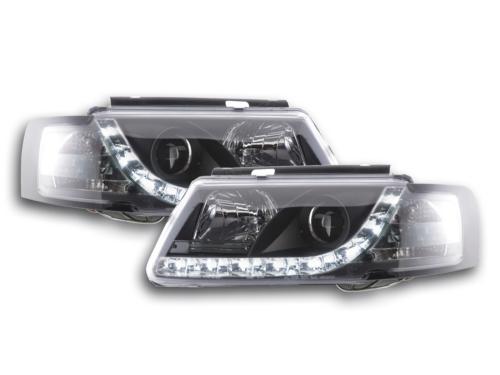 Paire de feux phares Daylight DRL Led VW Passat 3B de 97-00 Noir