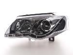 Paire de feux phares Daylight led DRL VW Passat 3C de 05-10 chrome