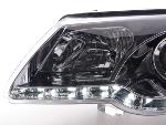 Paire de feux phares Daylight led DRL VW Passat 3C de 05-10 chrome