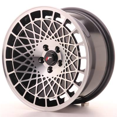 Jante JAPAN RACING JR14 16" x 8" 4x100 ET 15 Black Machined Face