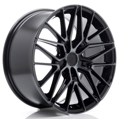 Jante JR Wheels JR38 19x8 ET20-40 - 5 trous sur mesure - Black machined w/ Tinted face