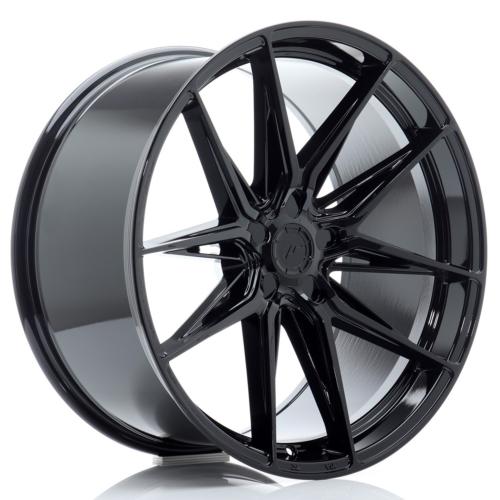 Jante JR Wheels JR44 21x10,5 ET15-40 - 5 trous sur mesure - Noir brillant