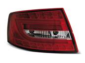 Paire de feux arriere Audi A6 C6 berline de 2004 a 2008 LED BAR rouge blanc