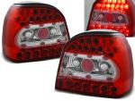 Paire de feux arriere VW Golf 3 91-97 rouge blanc led