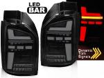 Paire de feux VW T6 15-19 FULL LED BAR DYN Noir Fume