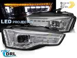 Paire de feux phares Audi A5 11-16 DRL FULL LED Dyn chrome