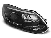 Paire de feux phares Ford Focus de 2011 a 2014 Daylight led LTI noir