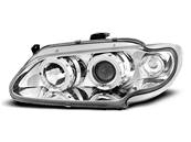 Paire de feux phares Renault Megane / Scenic 96-99 angel eyes chrome