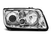 Paire de feux phares VW Bora 98-05 angel eyes chrome