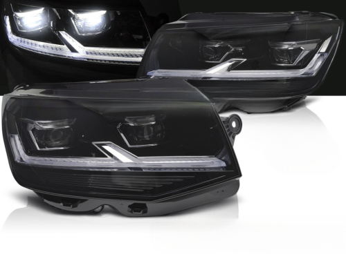 Paire de feux phares VW T6 de 2015 a 2019 FULL LED DRL Noir