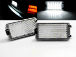 Paire feux de plaque Seat Ibiza/Cordoba/Leon/Altea/Arosa/Toledo LED