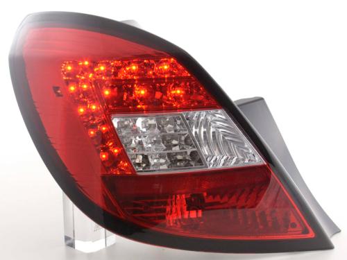 Paire feux arrière Opel Corsa D 5 portes 2006 a 2010 Rouge Led