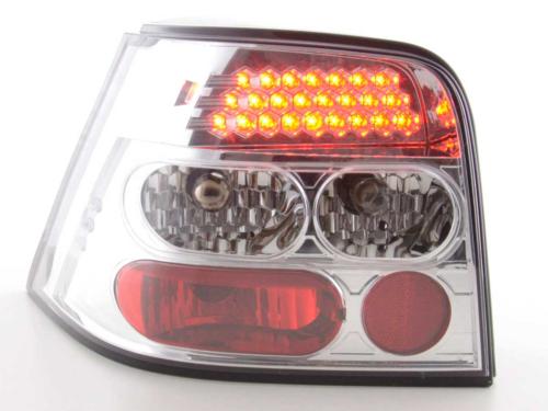 Paire de feux arrière VW Volkswagen Golf 4 1998 a 2002 Chrome Led