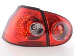 Paire de feux arrire VW Volkswagen Golf 5 2003-2008 Rouge Led