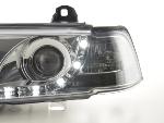 Paire de feux phares Daylight Led DRL BMW serie 3 E36 Berline 92-98 chrome