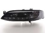 Paire de feux phares Daylight Led Opel Vectra B de 96-99 Noir