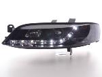 Paire de feux phares Daylight Led Opel Vectra B de 99-02 Noir