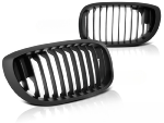 Paire de grilles de calandre en ABS BMW serie 3 E46 de 04/2003 a 2006 Coupe/Cab Noir matt