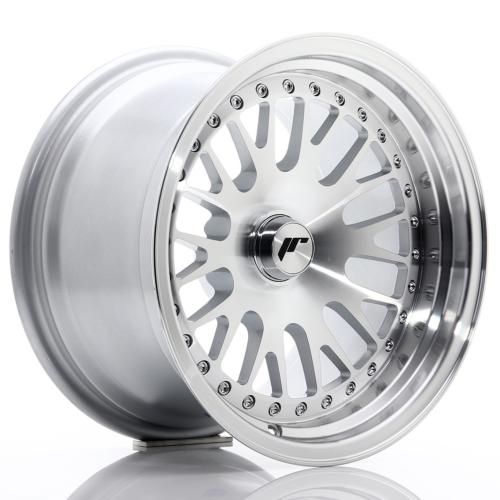 Jante JAPAN RACING JR10 15" x 9" Multi Perçage et ET Machined Face Silver