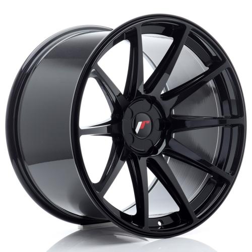 Jante JR Wheels JR11 20x11 ET20-30 - 5 trous sur mesure - Noir brillant