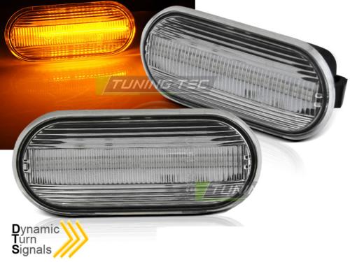 Paire Clignotant Repetiteur VW Volkswagen Passat 3B 1996 a 2000 chrome Led Dyn