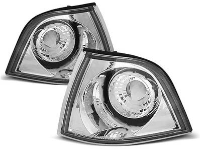 Paire de Clignotant BMW serie 3 E36 Berline Break 1990 a 1999 Chrome