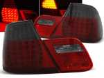 Paire de feux arriere BMW serie 3 E46 coupe de 04/1999 a 03/2003 LED rouge fume