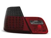 Paire de feux arriere BMW serie 3 E46 Coupe 99-03 LED rouge fume