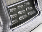 Paire feux arriere Jeep Wrangler 91-06 FULL LED Dyn Blanc