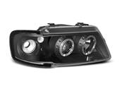 Paire de feux phares Audi A3 8L de 1996 a 2000 angel eyes noir